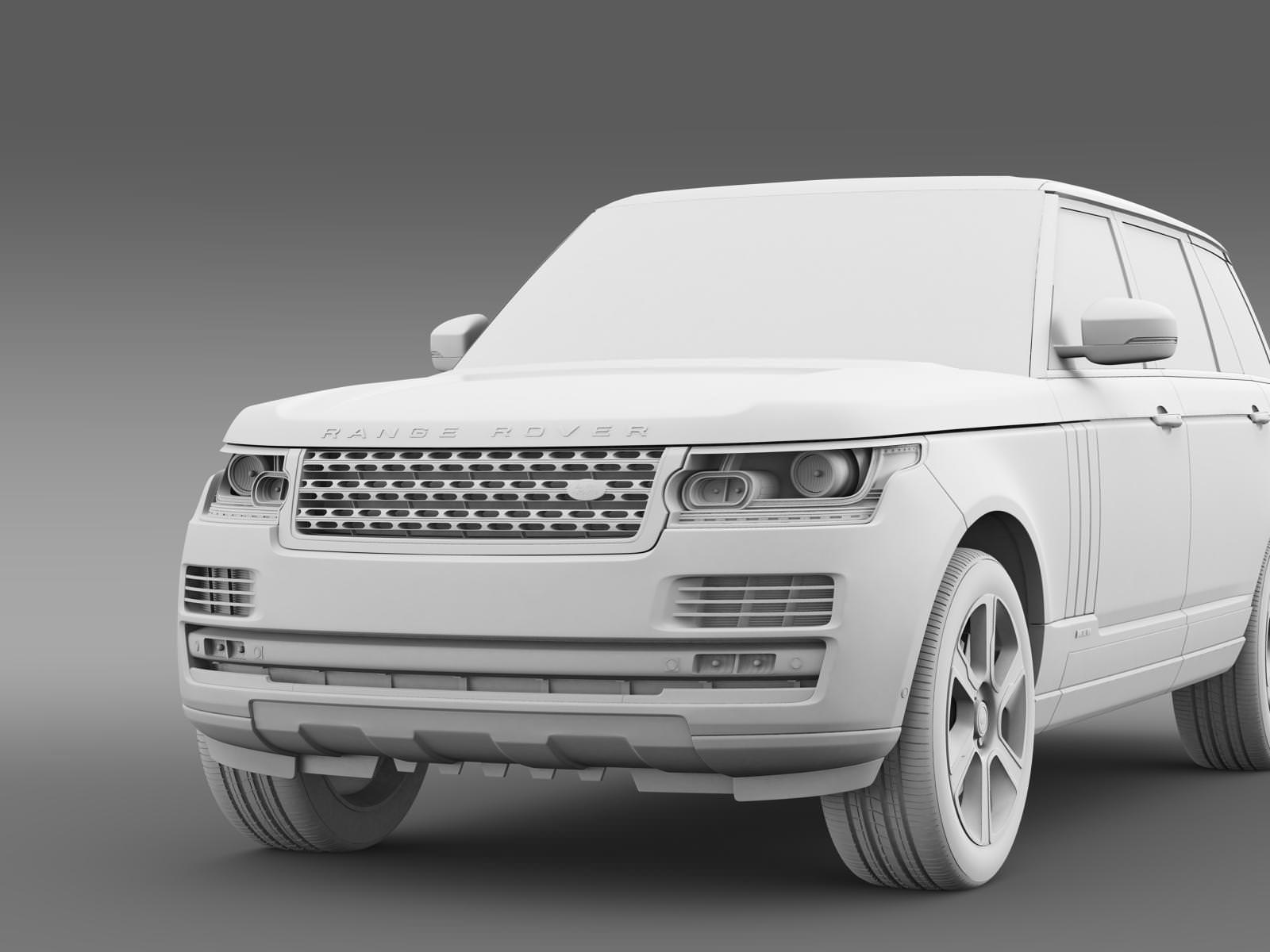 Range Rover Hybrid LWB L405 3D model_18