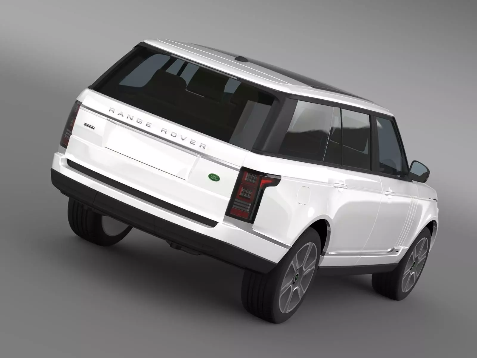 Range Rover Hybrid LWB L405 3D model_0