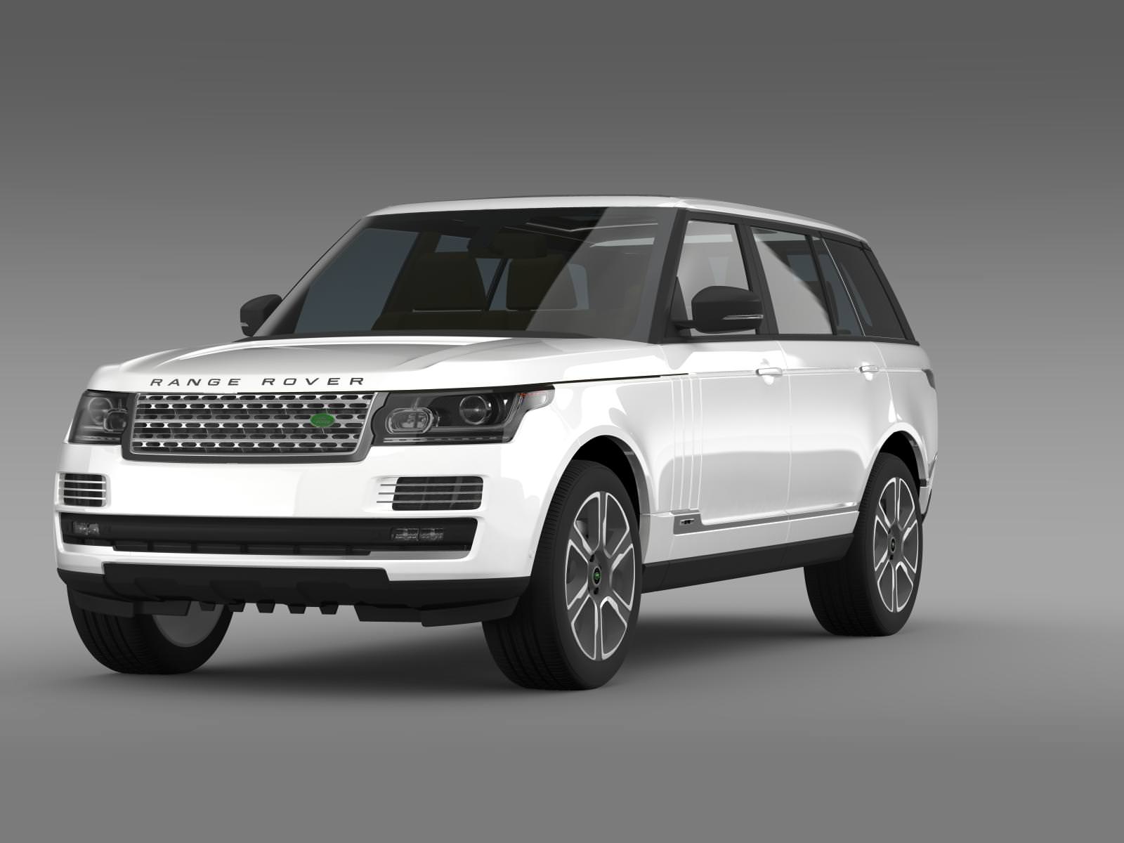 Range Rover Hybrid LWB L405 3D model_1