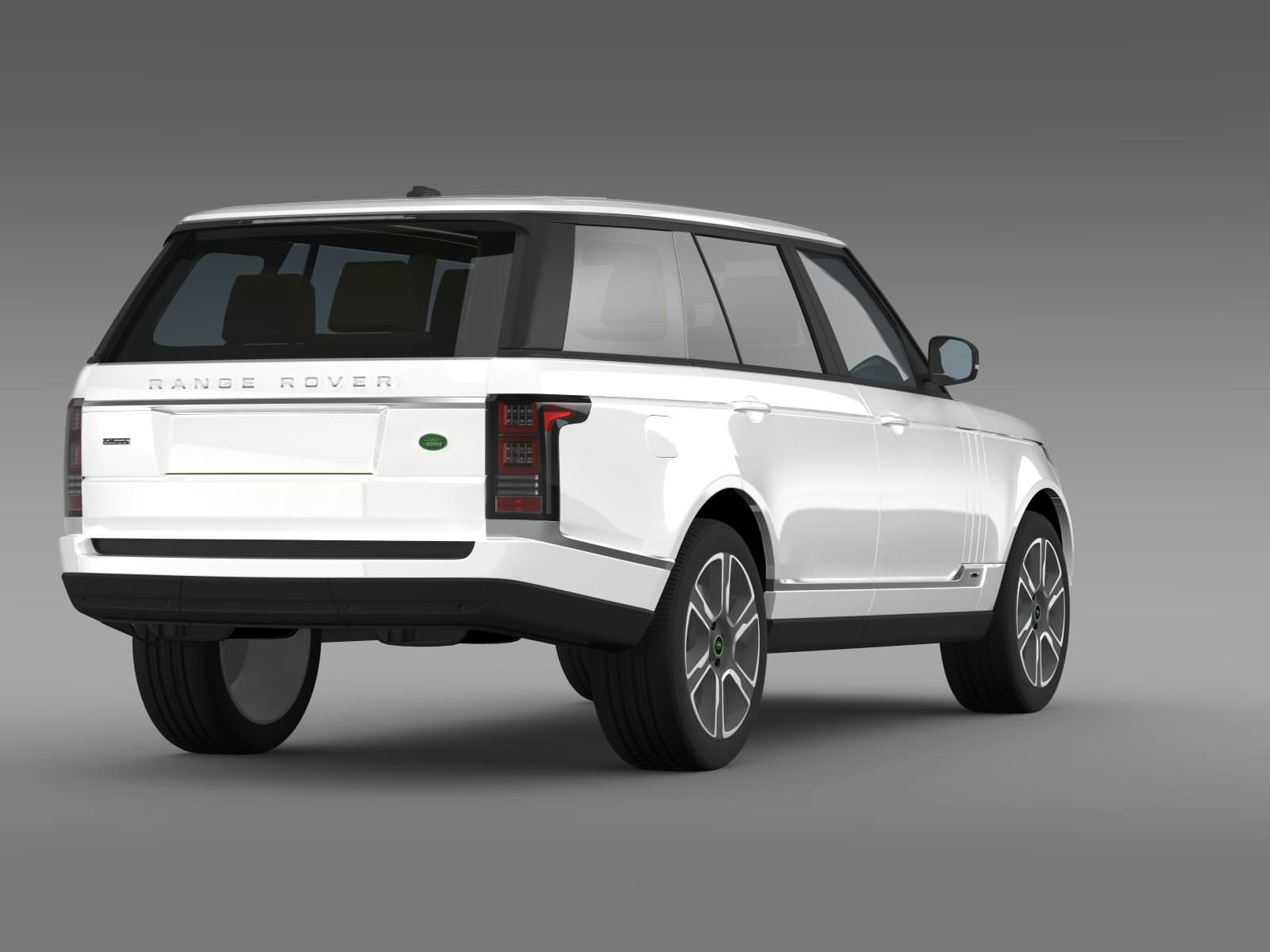 Range Rover Hybrid LWB L405 3D model_11
