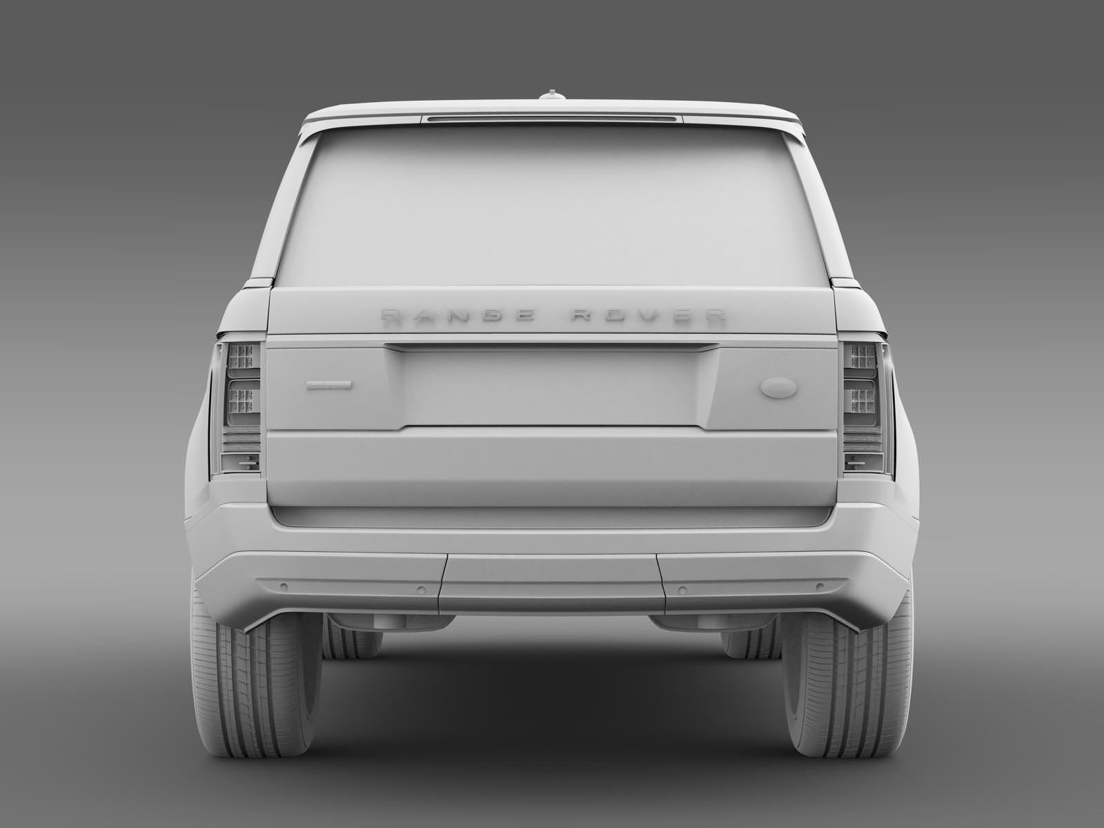 Range Rover Hybrid LWB L405 3D model_17