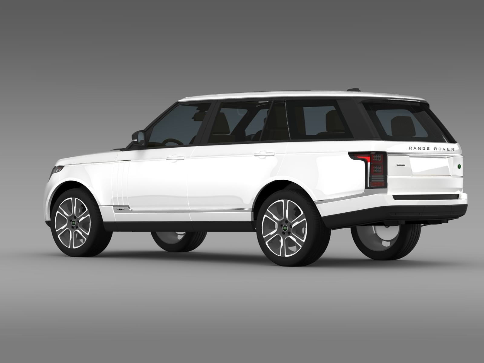 Range Rover Hybrid LWB L405 3D model_6