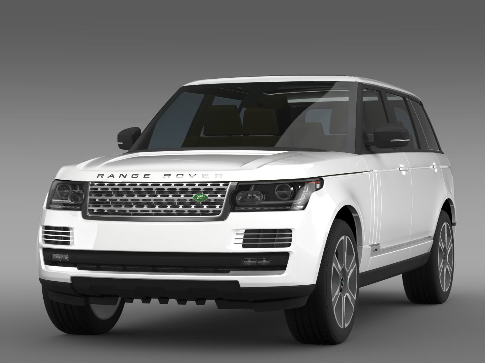 Range Rover Hybrid LWB L405 3D model_4