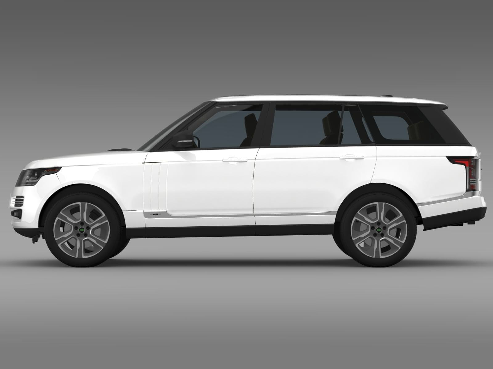 Range Rover Hybrid LWB L405 3D model_3