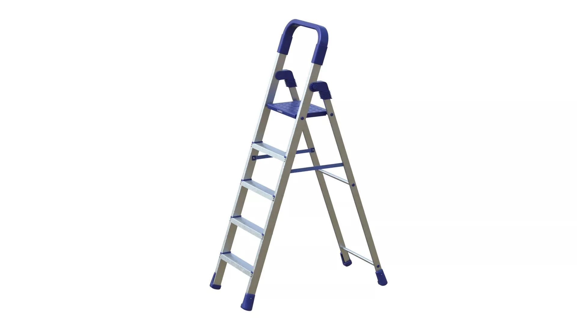 Foldable Step Ladder Low-poly 3D model
