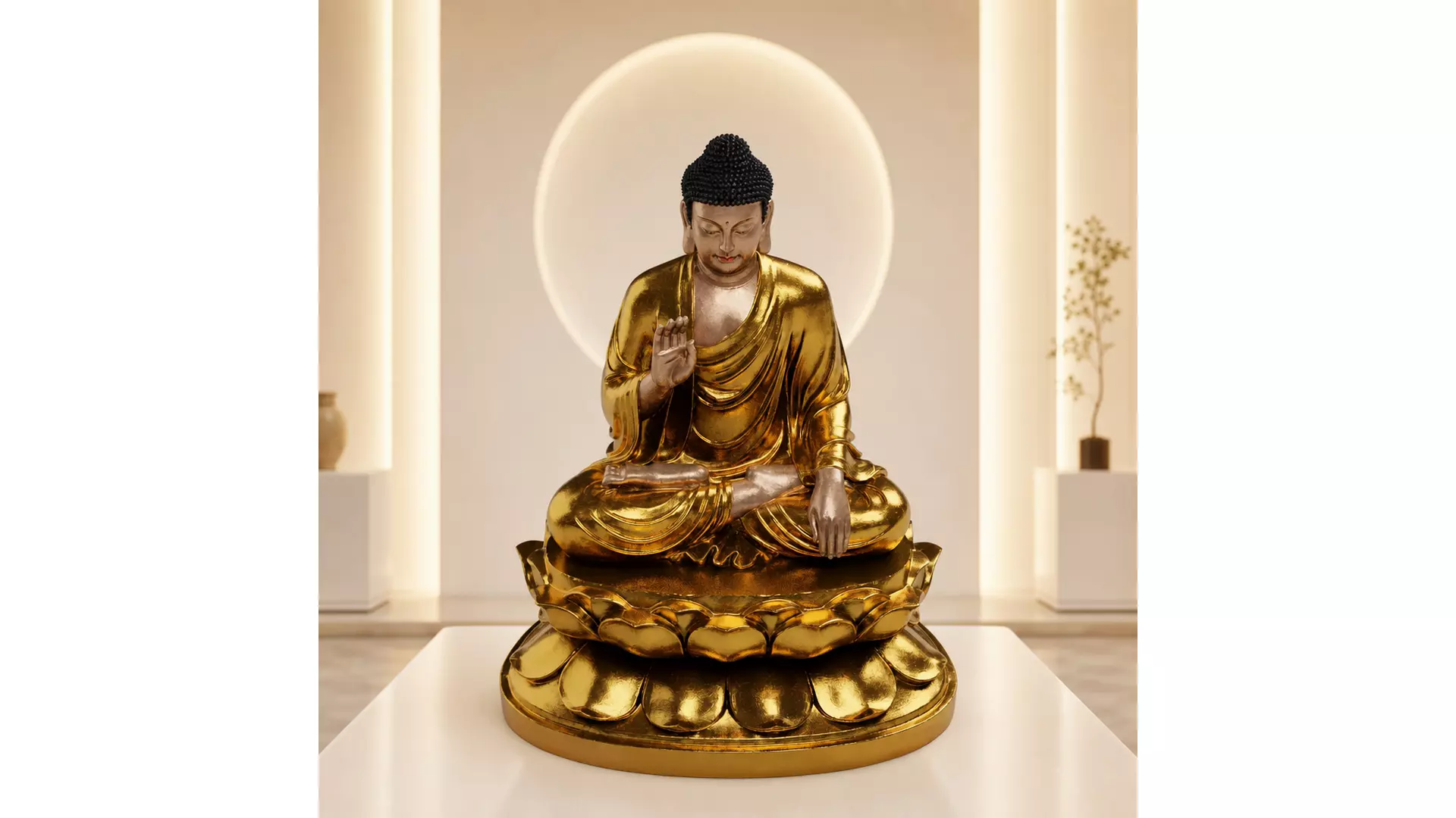 Amitabha Buddha 3D Scanning STL Printable 251755 3D print model