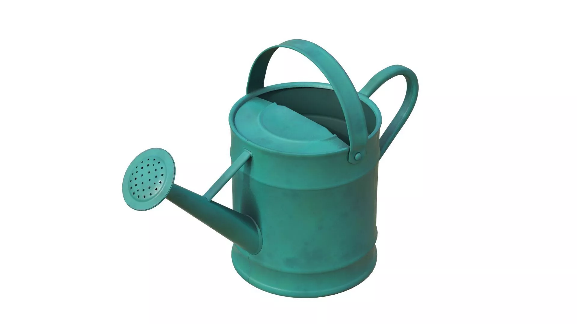 Metal Watering Can Painted Low-poly 3D model