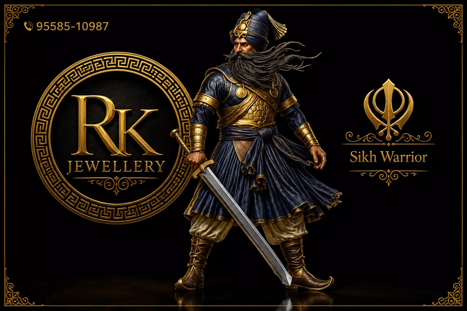 Sikh Warrior 3D print model