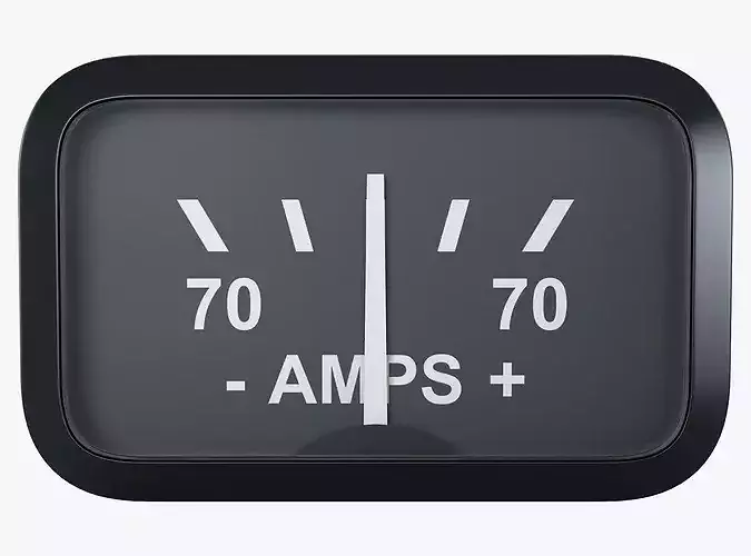 Aircraft Ammeter Gauge M1