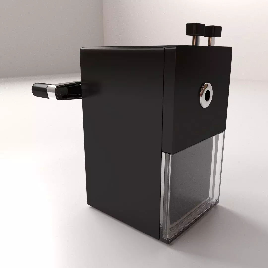 Hand Cranked Sharpener 3D model_0