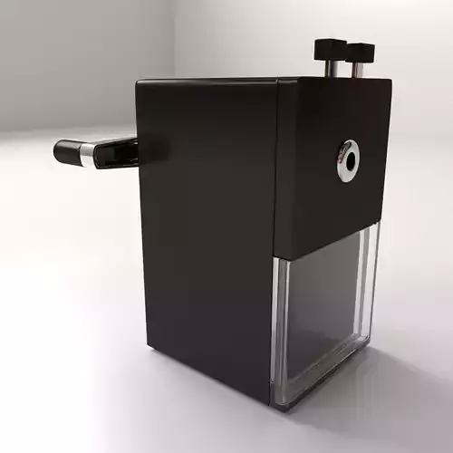 Hand Cranked Sharpener 3D model Hand Cranked Sharpener 3D model