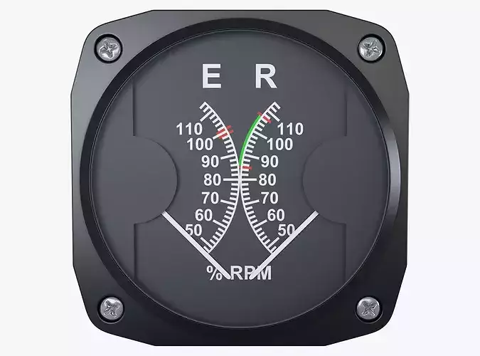 Aircraft Helicopter Dual Tachometer M1