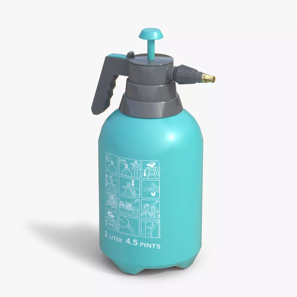 Pressure Sprayer Low-poly 3D model