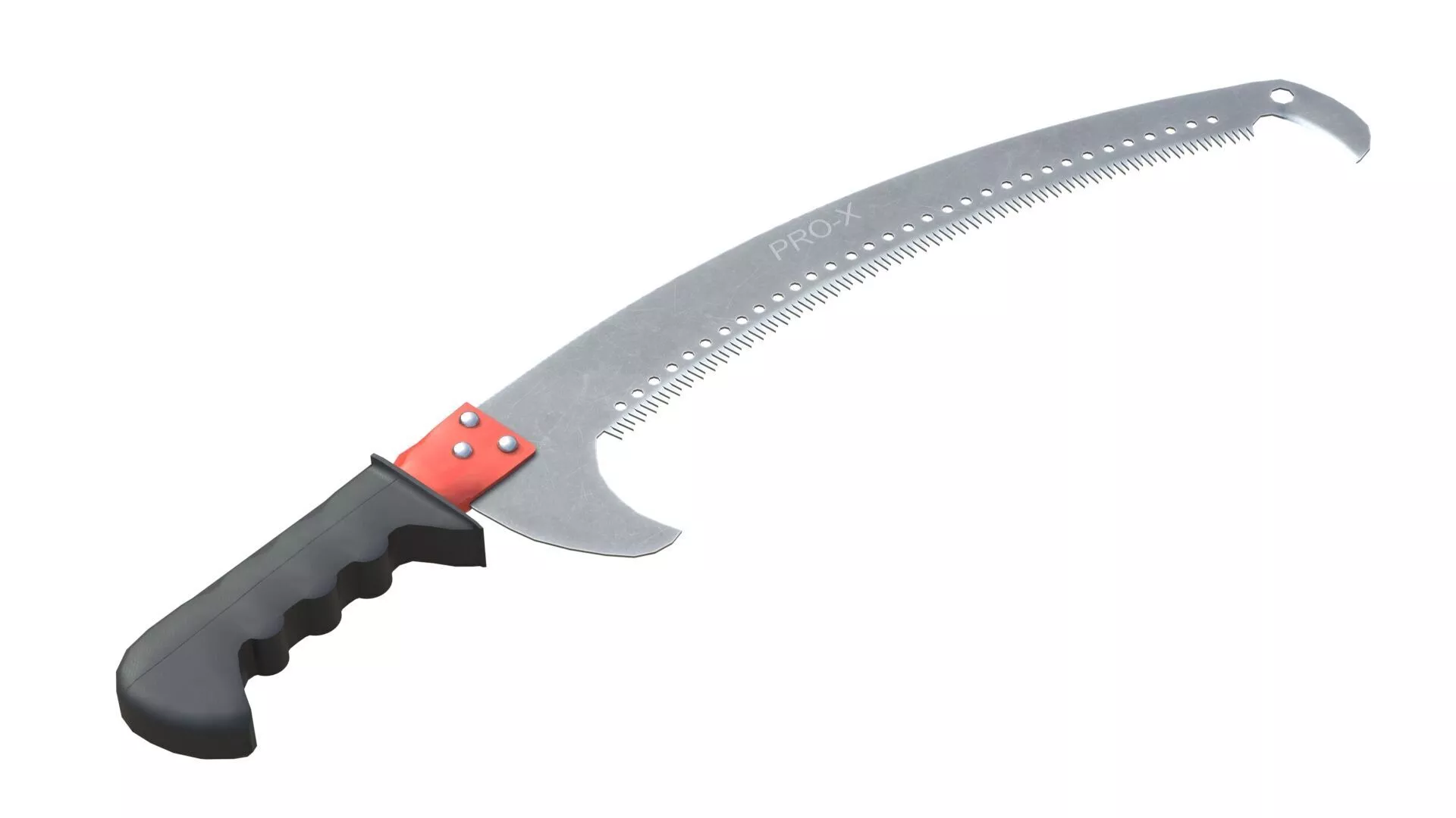 Pruning Saw Tool Low-poly 3D model