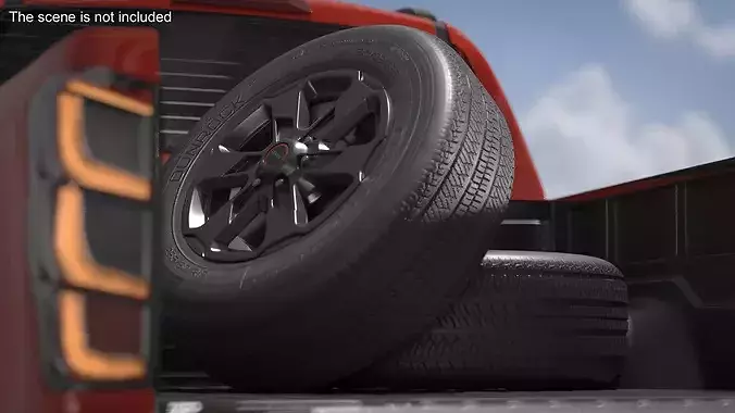 Isuzu D-MAX 2025 Alloy Wheel 3D model 3