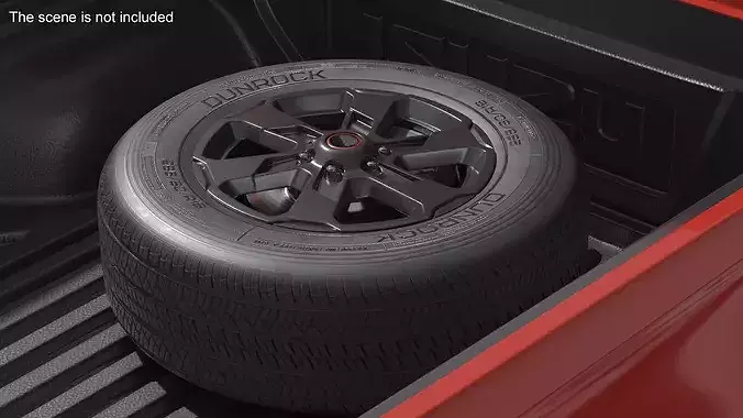 Isuzu D-MAX 2025 Alloy Wheel 3D model 4