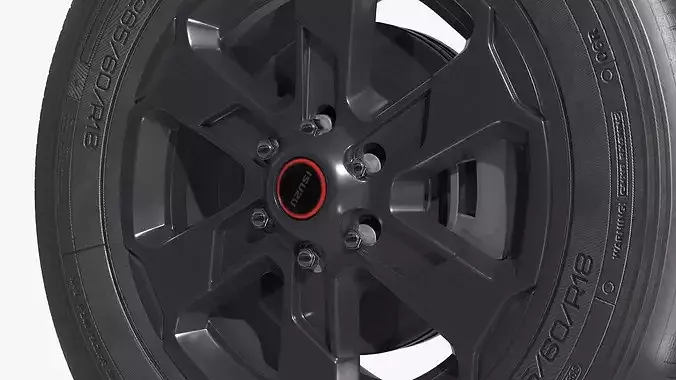Isuzu D-MAX 2025 Alloy Wheel 3D model 7