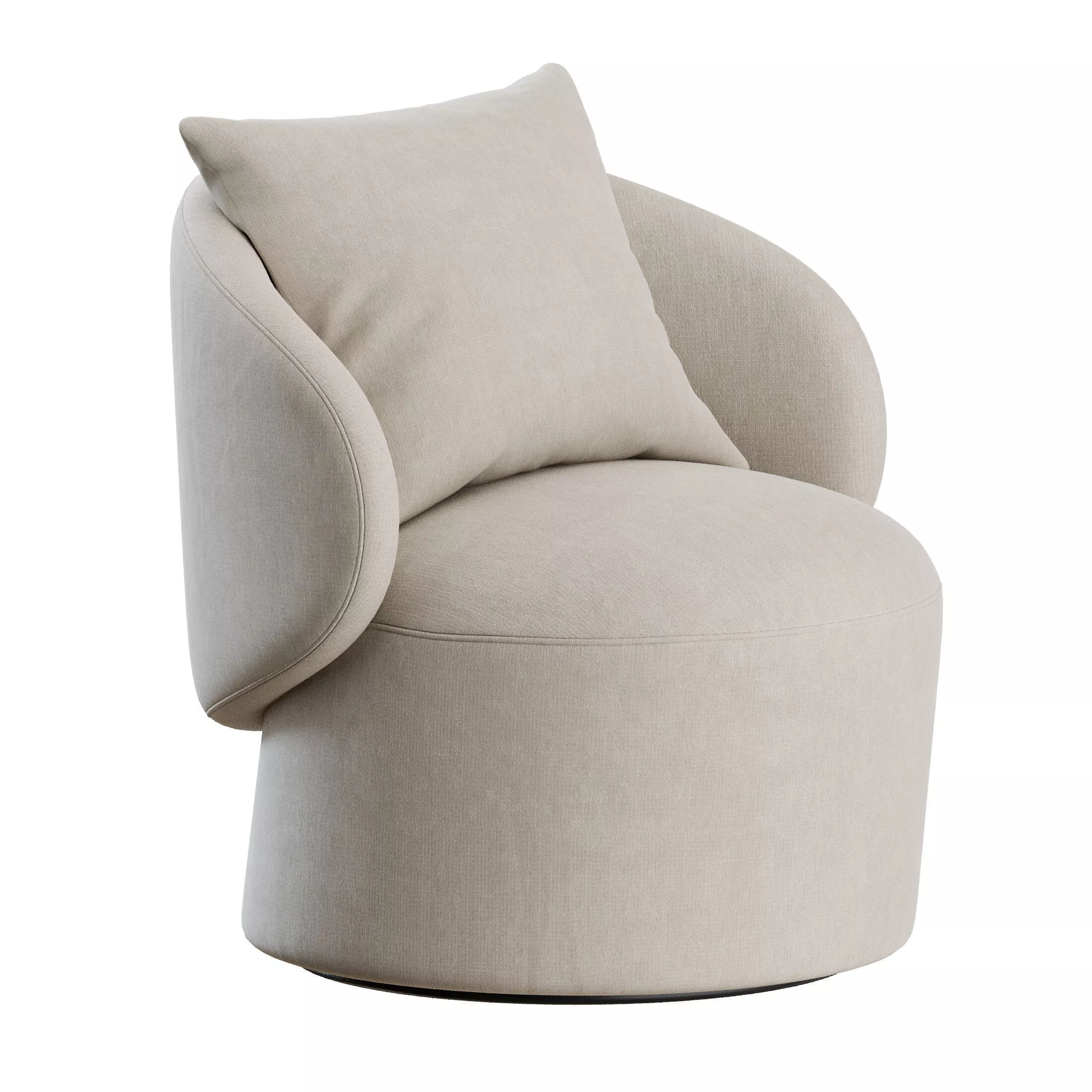 Alba Armchair by Giulio Marelli 3D model