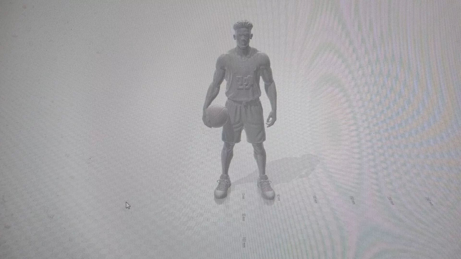 Basketball Player STL File 3D print model