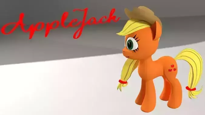 My Little Pony AppleJack 3D Model