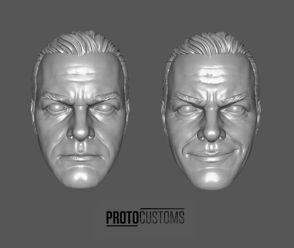 THE PUNISHER WAR ZONE 2008 RAY STEVENSON HEADSCULPT 2-PACK 3D print model
