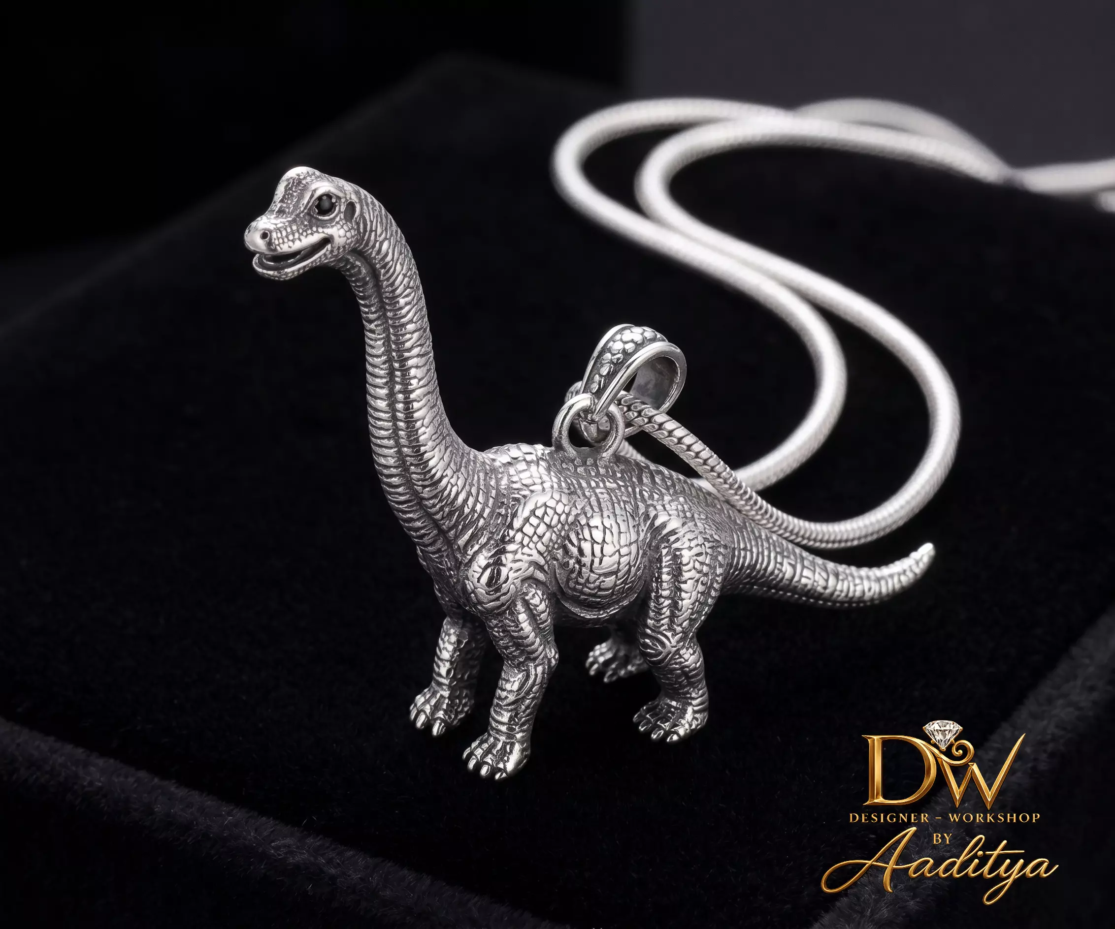 Dinosaur Pendant 3D print model