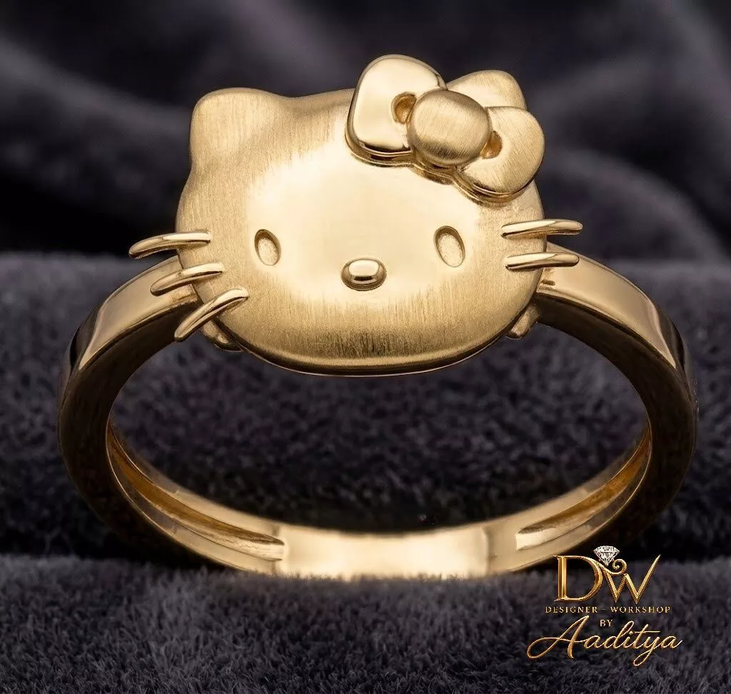 Hello Kitty Ring 3D print model