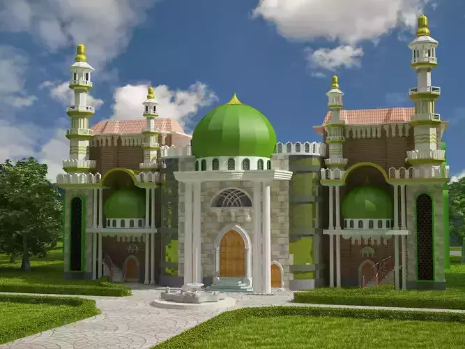 MASJID 3D MODEL mosque