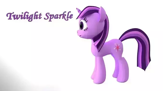 My Little Pony TwilightSparkle 3D Model