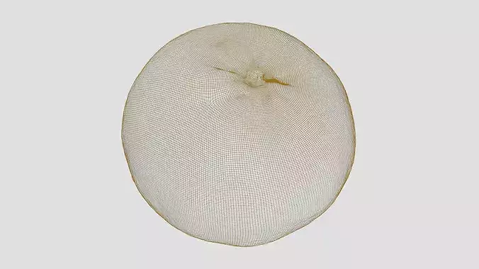 Peeled And Whole Mandarin Set Photogrammetry 3D Scan Low-poly 3D model 6