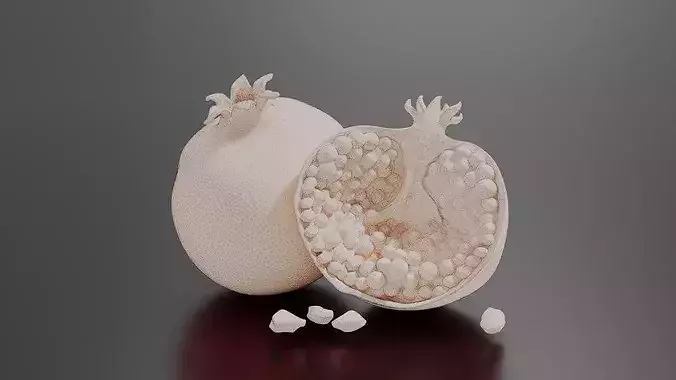 Pomegranate 01 3D print model 7
