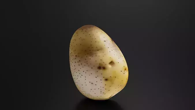 Potato 01 3D print model 2