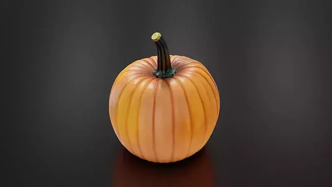 Pumpkin 01 3D print model 5