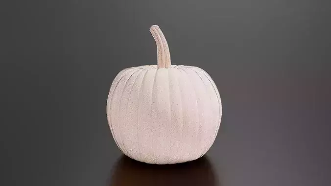 Pumpkin 01 3D print model 7