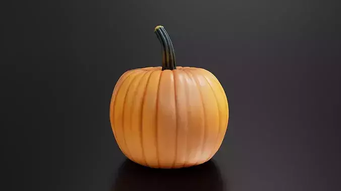Pumpkin 01 3D print model 2