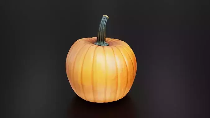 Pumpkin 01 3D print model 3