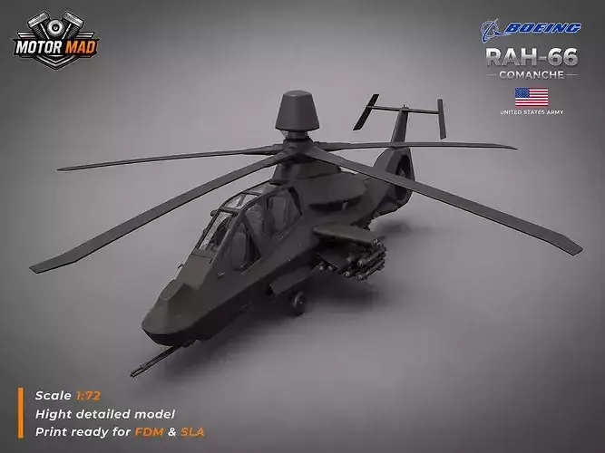 Boeing-Sikorsky RAH-66 Comanche Stealth Helicopter