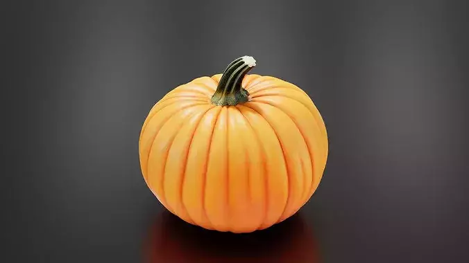 Pumpkin 02 3D print model 5