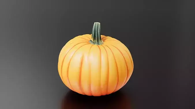 Pumpkin 02 3D print model 4