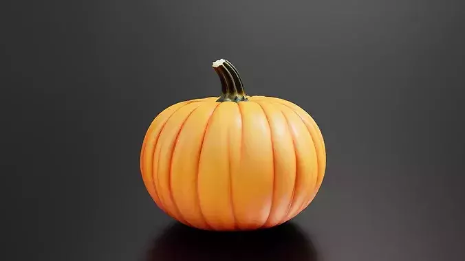 Pumpkin 02 3D print model 2