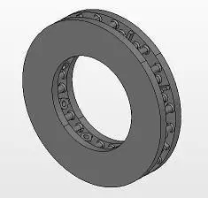 Disk brake railways 3D model