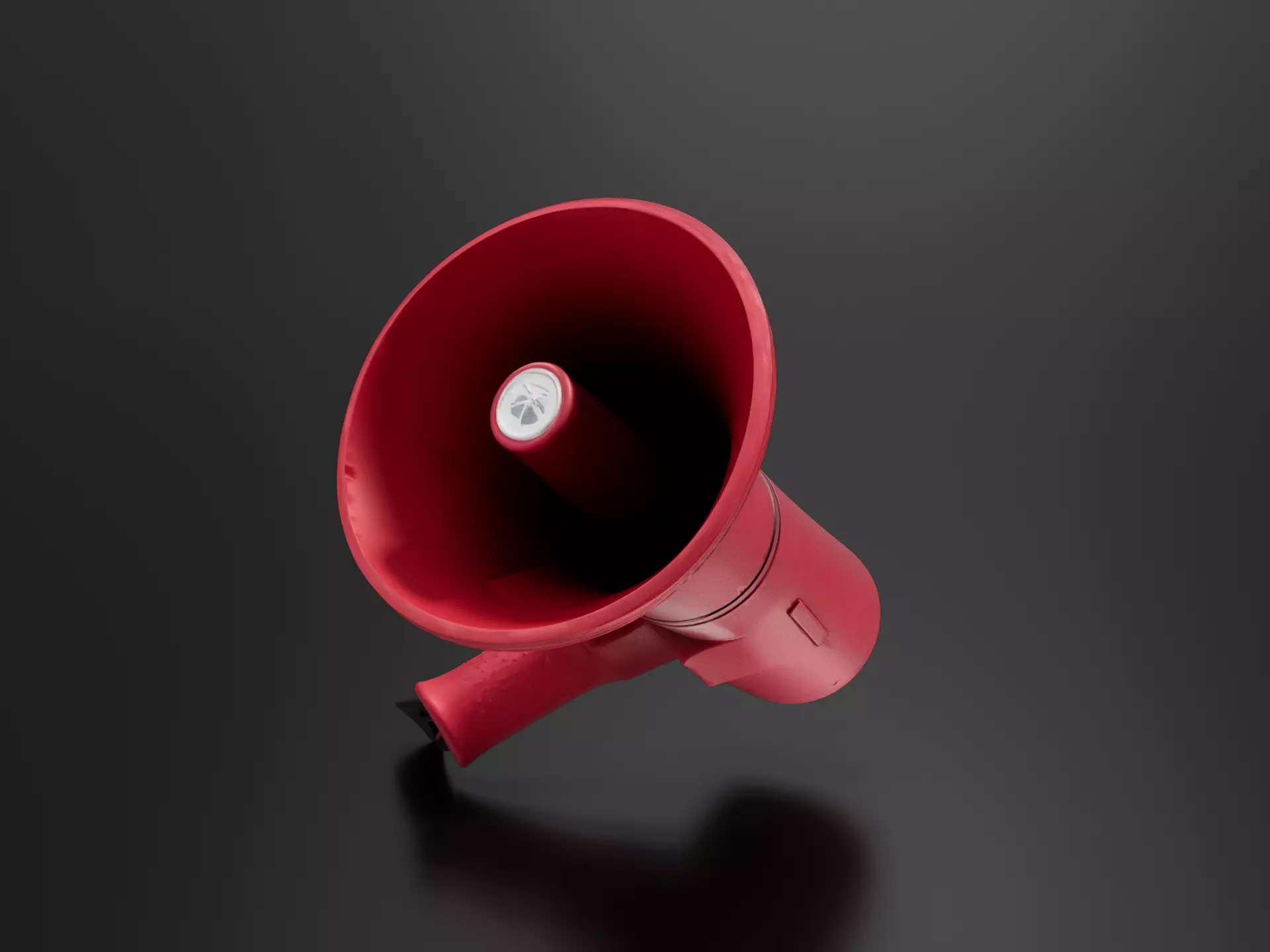 Red Megaphone 3D print model