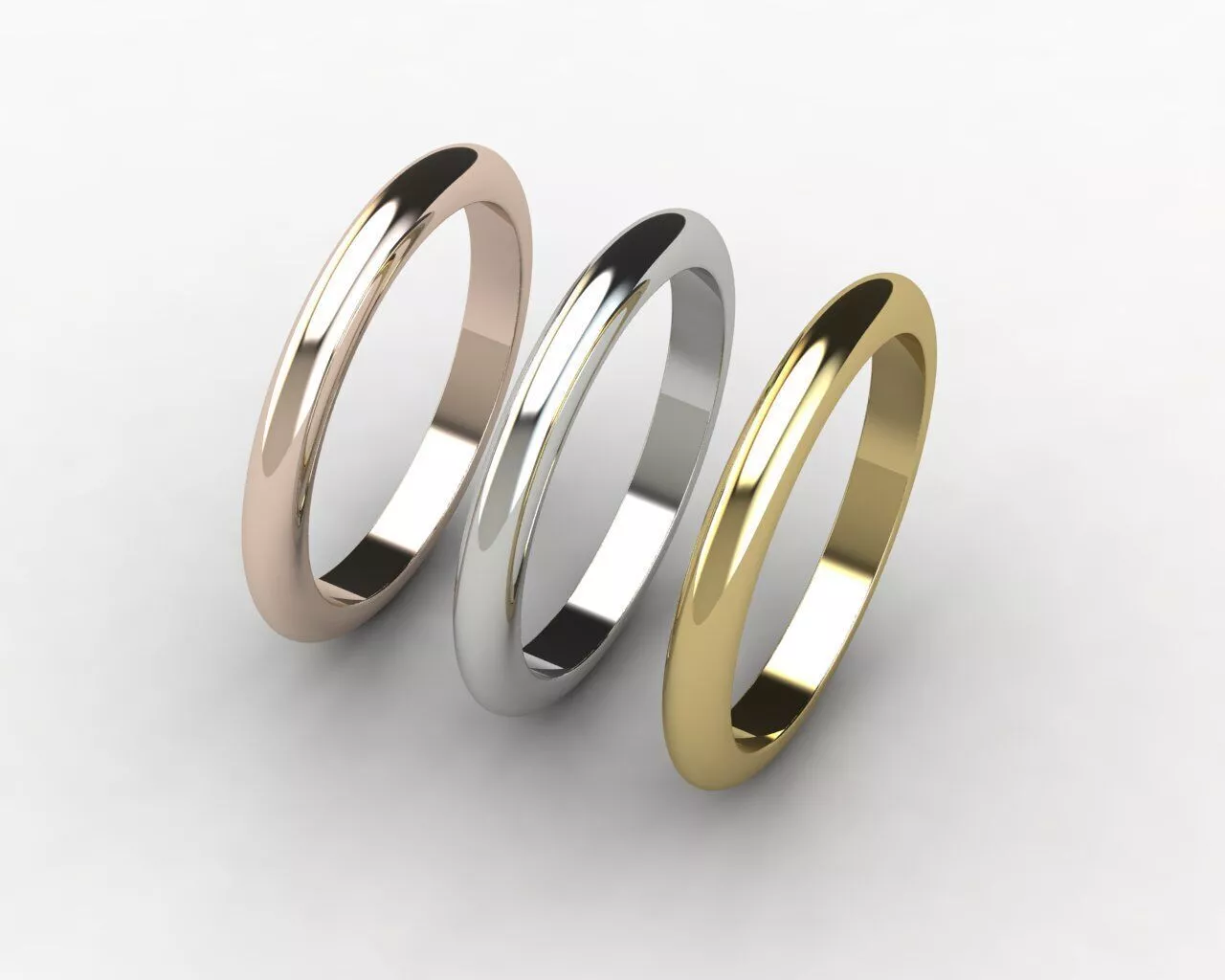 Engagement ring - Wedding Band Ring - Simple Unisex Ring 3D print model