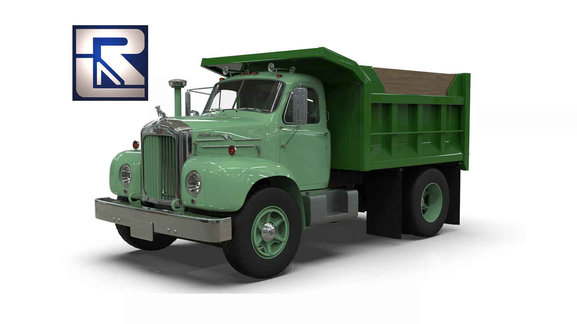 Vintage Dump Truck 3D model