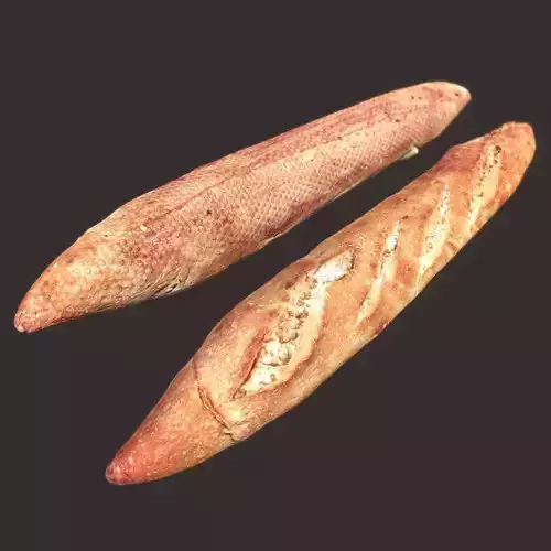 Baguette two breads