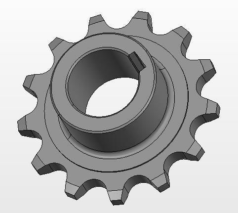 Chain wheel 89451013type 3D model