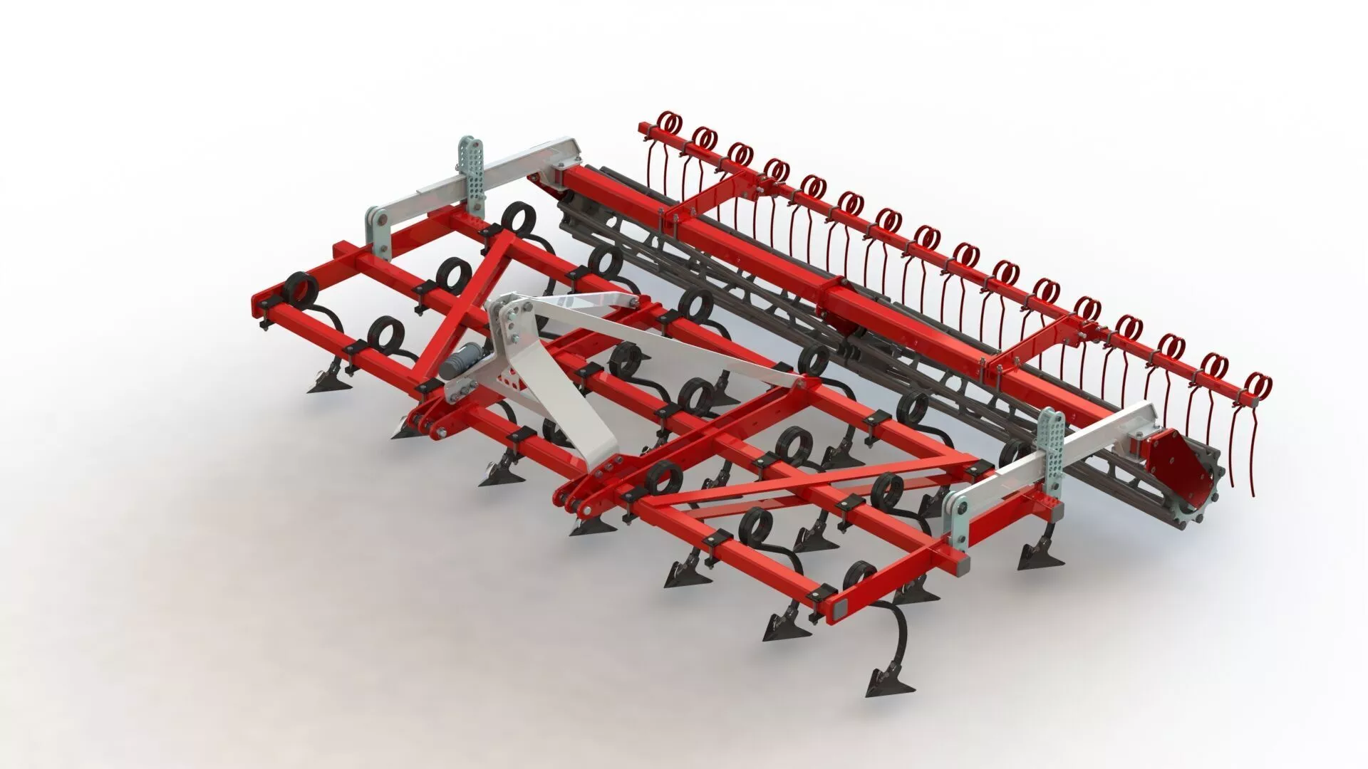 WG 0005-400MF - Field cultivator 3D model