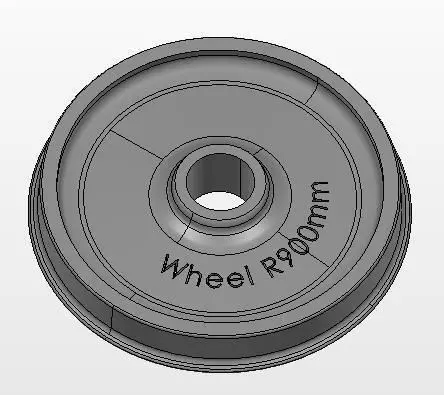 Wheel R900mm 3D model_0
