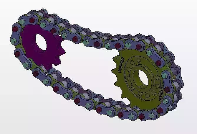 Assm UNICHAIN Drive complete