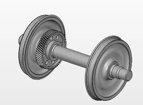 Asm Locom wheelset D1000mm 3D model_0